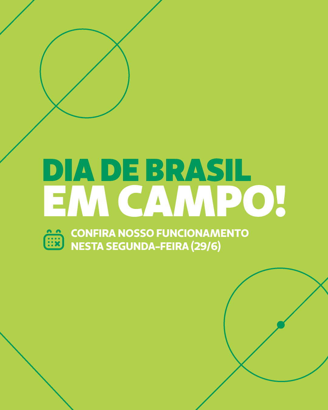 Unimed JF - Unimed Juiz de Fora divulga horários de funcionamento para o dia de jogo do Brasil